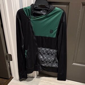 Universal Studios Harry Potter Slytherin Women’s Zip Hooded Athletic XL Jacket